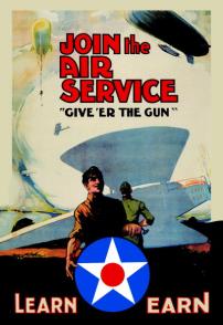 Join the Air Service: Give 'er the Gun